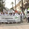 Protesta de médicos en Badajoz