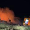 Incendio en el punto limpio de Ribera del Fresno