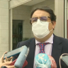 El consejero de Sanidad, esta mañana en Villanueva de la Serena
