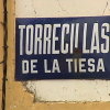 letrero de Torrecillas de la Tiesa