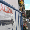 Señalización en el cementerio de Cáceres