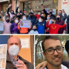 May e Ismael, Manuel y Cristina y Borja, algunos de los extremeños agraciados con el Gordo