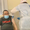 Vicente, primer vacunado contra la covid-19 en Extremadura