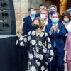 La reina Sofía a su llegada a un concierto organizado por el grupo de Ciudades Patrimonio de la Humanidad de España