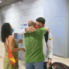 Alberto Ginés con sus padres