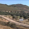 Fincas alrededor de la N-430 a su paso por Fuenlabrada de los Montes.