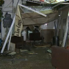 Terraza afectada por la explosión