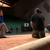 Ensayo antes de una representación teatral