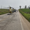 Caída de ciclista en Palomas