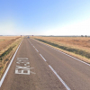 Lugar aproximado del accidente en Valverde Leganés