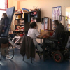 Servicio de Habilitación Funcional de COCEMFE Extremadura en su sede de Badajoz.