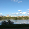 El río Guadiana a su paso por Mérida