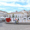 Plaza de la República en Elvas (Portugal).