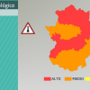 Mapa de avisos para el jueves 14 de julio de 2022.