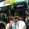 Pasajeros del autobús urbano de Cáceres