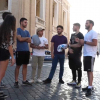 Estudiantes Erasmus en Roma. 