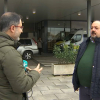 Manuel Boya, en el Hospital Universitario de Badajoz.