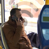 Mascarilla en transporte público, autobús