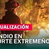 Incendio en el Norte Extremeño
