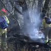 Bomberos del INFOEX apagan un fuego