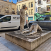 Estado actual de la escultura de los artistas Antonio y Carlos Morán