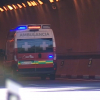Simulacro en el túnel de Miravete