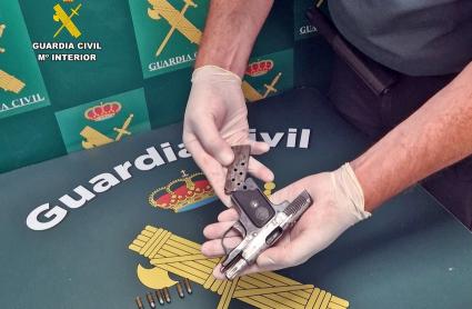 Pistola intervenida
