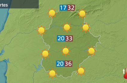 Mapa previsión