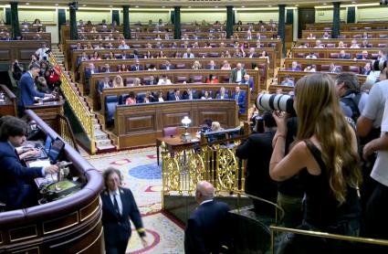 Pedro Sánchez en el Congreso de los Diputados