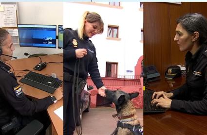 Mujeres en la Policía Nacional en Extremadura