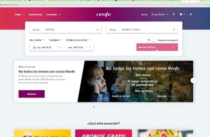 Transportes rebaja de 16 a 8 el mínimo de viajes para los abonos gratuitos de Renfe