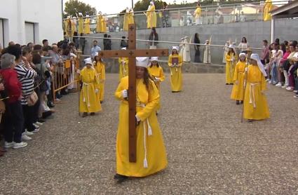 VIDEO: Jerez de los Caballeros celebra su Semana Santa Infantil 