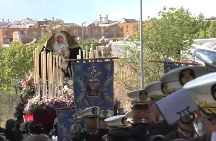 El Cristo de la Victoria y La Virgen del Buen Fin han protagonizado la jornada del Sábado Santo en Cáceres