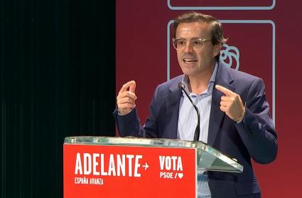 Miguel Ángel Gallardo, secretario general del PSOE de Extremadura