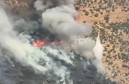 Incendio cerca de Plasenzuela