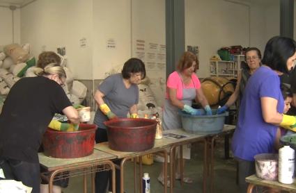 Preparativos del Corpus Christi en San Vicente de Alcántara