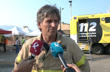 Ferrán García, subinspector de bomberos de la Generalitat
