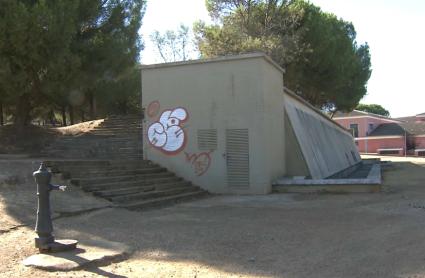 Parque de Badajoz en el que son recurrentes los botellones