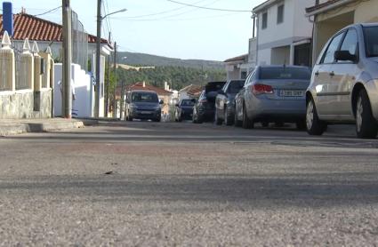 Calle de La Codosera en la que se produjo el atropello