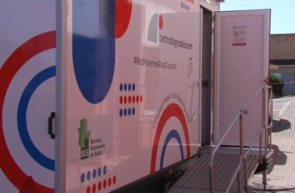 Unidades móviles para realizar mamografías, de cara a facilitar la detección temprana del cáncer de mama