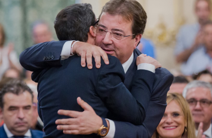Imagen que ha publicado el actual líder de los socialistas extremeños