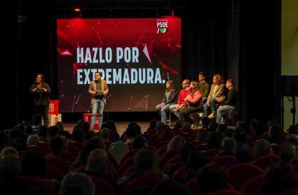 Miguel Ángel Gallardo, durante la presentación del programa para las elecciones del 21 de diciembre.