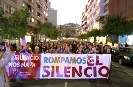 Manifestación del 25N en Badajoz