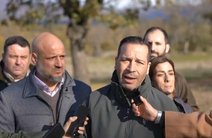 Óscar Fernández, de Vox Extremadura y Rodrigo Alonso, portavoz nacional de Vox