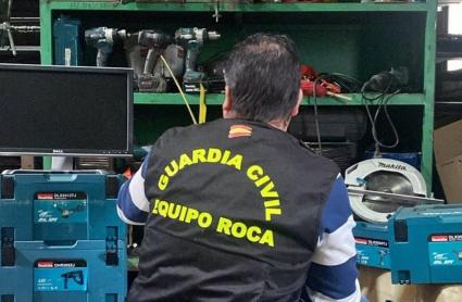 La Guardia Civil recupera parte del material robado