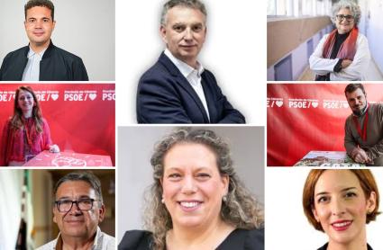 Miembros de la Comisión Gestora del PSOE de Extremadura