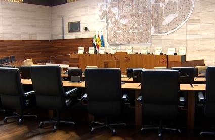 Interior de la Asamblea de Extremadura
