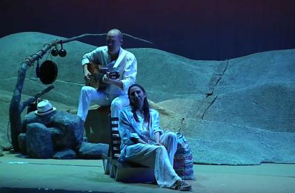 Paz Padilla durante la representación de El Humor de mi Vida