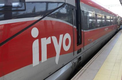 Imagen de archivo de un tren iryo