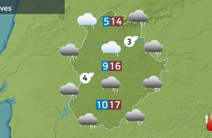 Mapa de previsión del 29 de enero